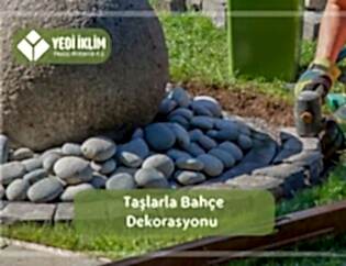 Taşlarla Bahçe Dekorasyonu